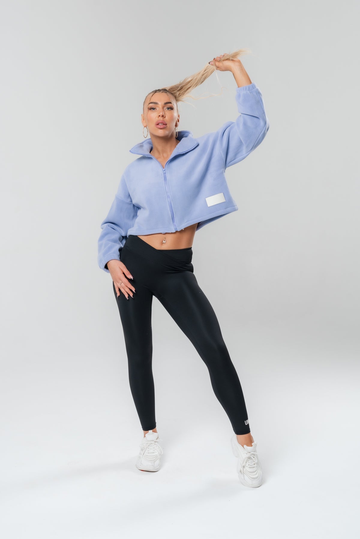 Cotton Zip Up X Lavender