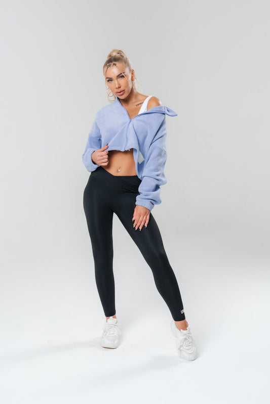 Cotton Zip Up X Lavender