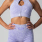 Lilac Ribbed Crop Top