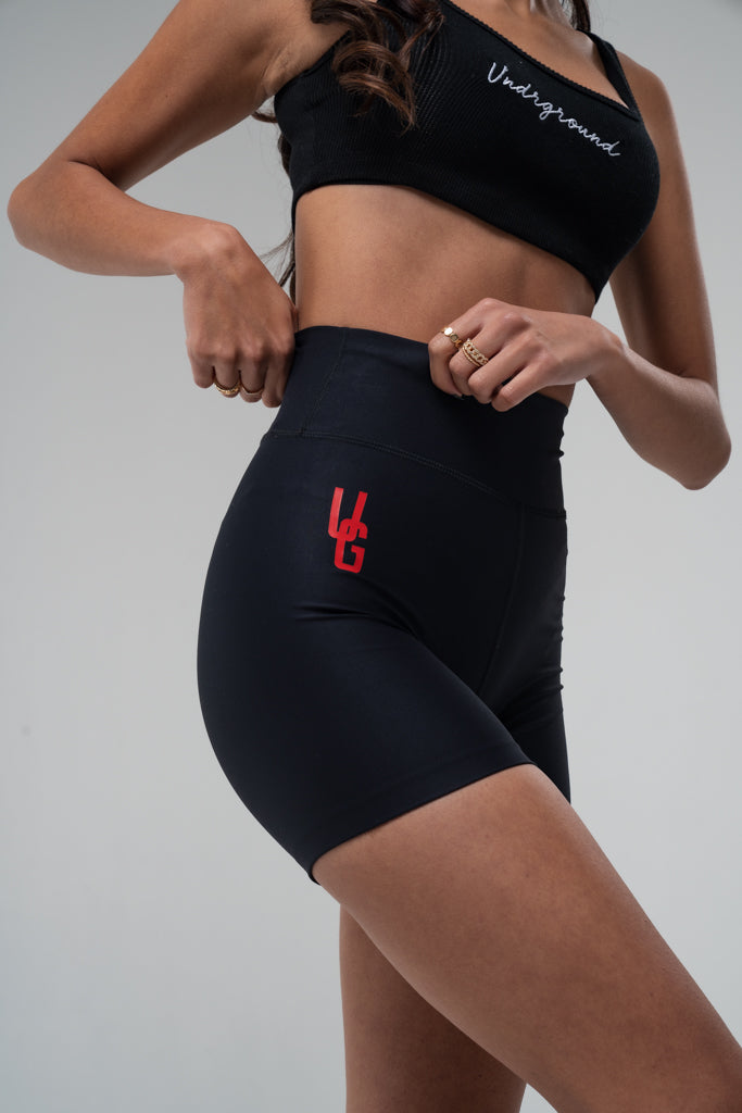 Bike Leggings x Red Logo