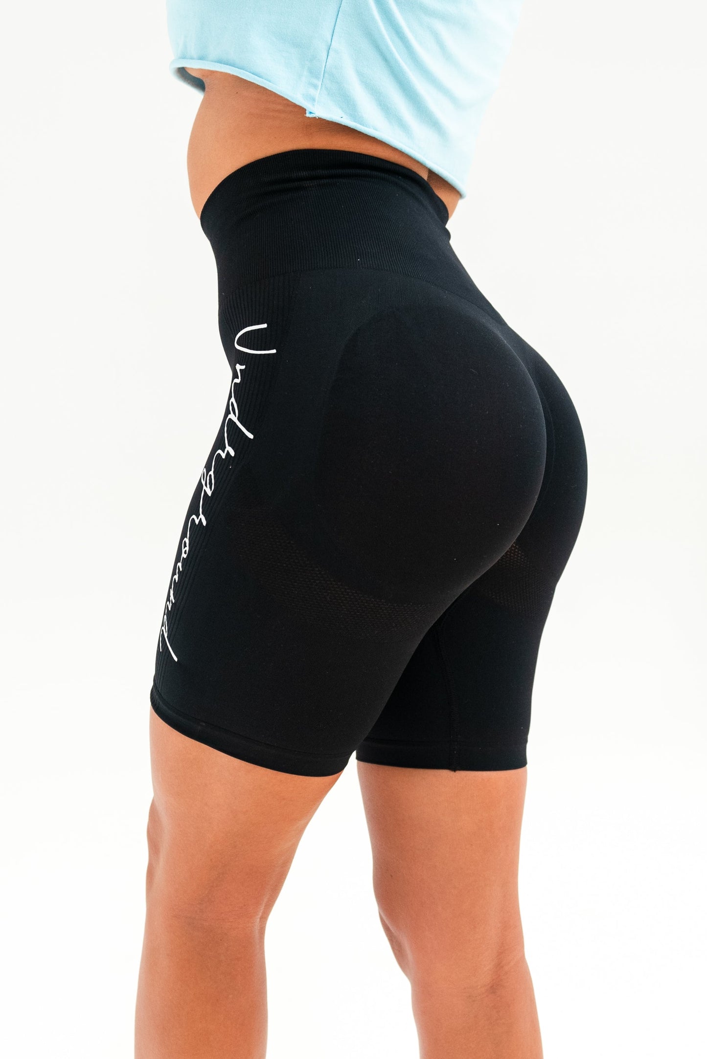 Booty Shaper Bike Shorts x Black