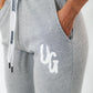 Grey Puff Print Joggers (UNISEX)