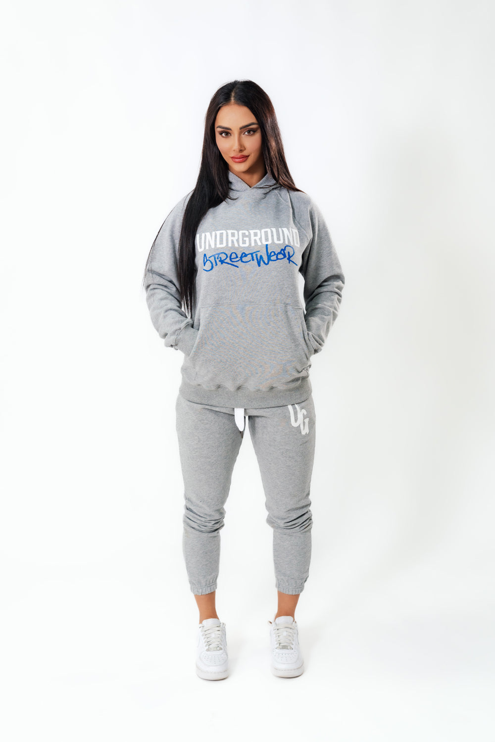 Grey Undrground Graphic Hoodie (UNISEX)