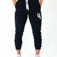 Black Puff Print Joggers (UNISEX)