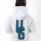 White UG Warm Up Hoodie (UNISEX)