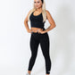 Jet Black V Waist Leggings